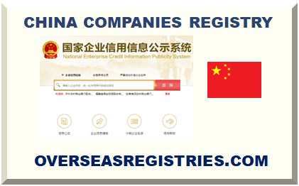 CHINA COMPANIES REGISTRY 2023