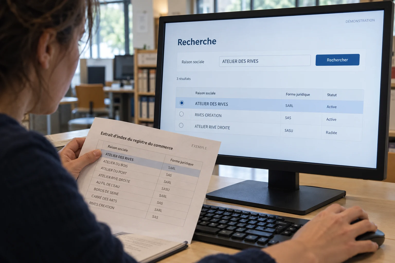 Consulta ilustrativa de documentación empresarial para registro mercantil: consultas gratuitas y de pago