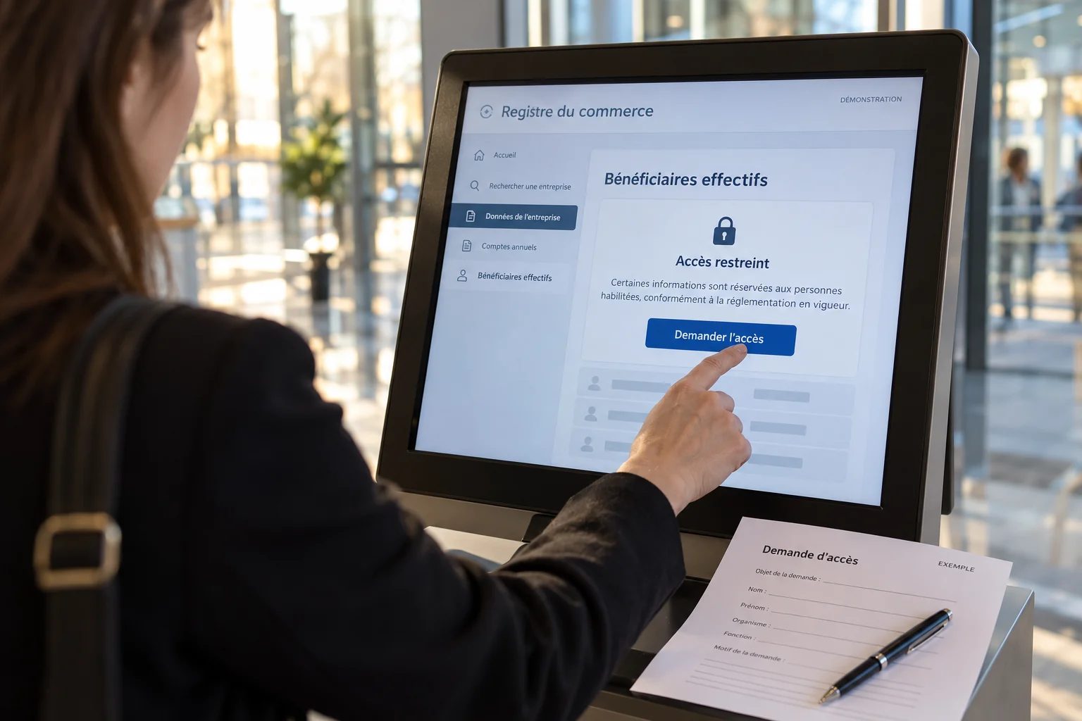 Consulta ilustrativa de documentación empresarial para titularidad real societaria: acceso a datos en españa