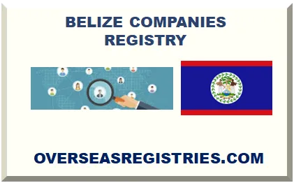 BELIZE COMPANIES REGISTER