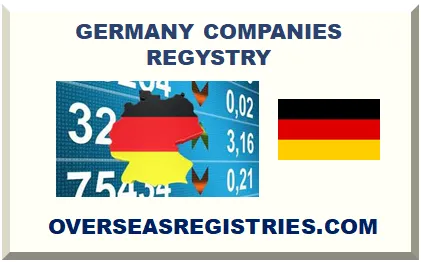 GERMANY COMPANIES REGISTER
