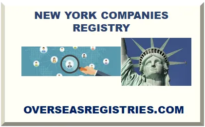 NEW YORK COMPANIES BUSINESS REGISTER
