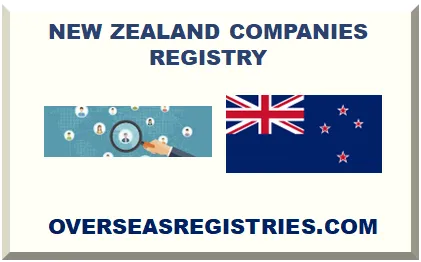 NEW ZEALAND COMPANIES REGISTER