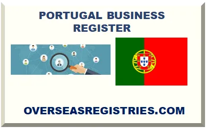 PORTUGAL COMPANIES BUSINESS REGISTER