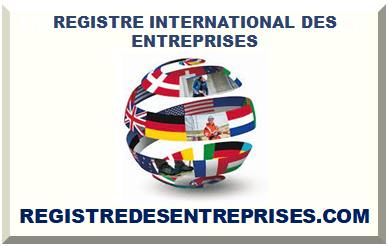 REGISTRE INTERNATIONAL DES ENTREPRISES