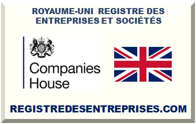 ROYAUME-UNI REGISTRE DES SOCIÉTÉS ET ENTREPRISES