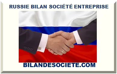 RUSSIE BILAN DE SOCIÉTÉ