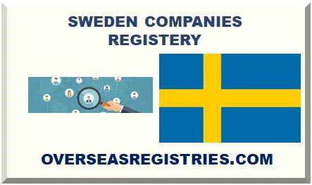 SWEDEN COMPANIES REGISTER